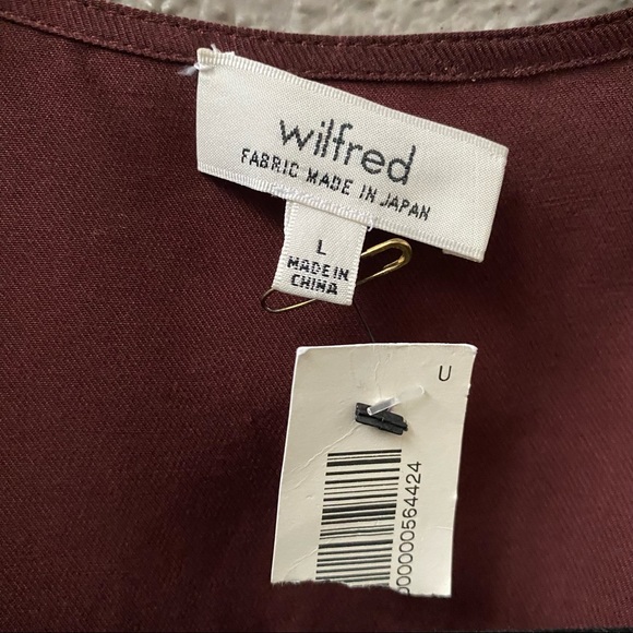 Aritzia Wilfred Anemone Wrap Blouse - Picture 3 of 7